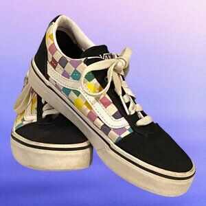 Vans Old Skool Rainbow Checkerboard Sneakers